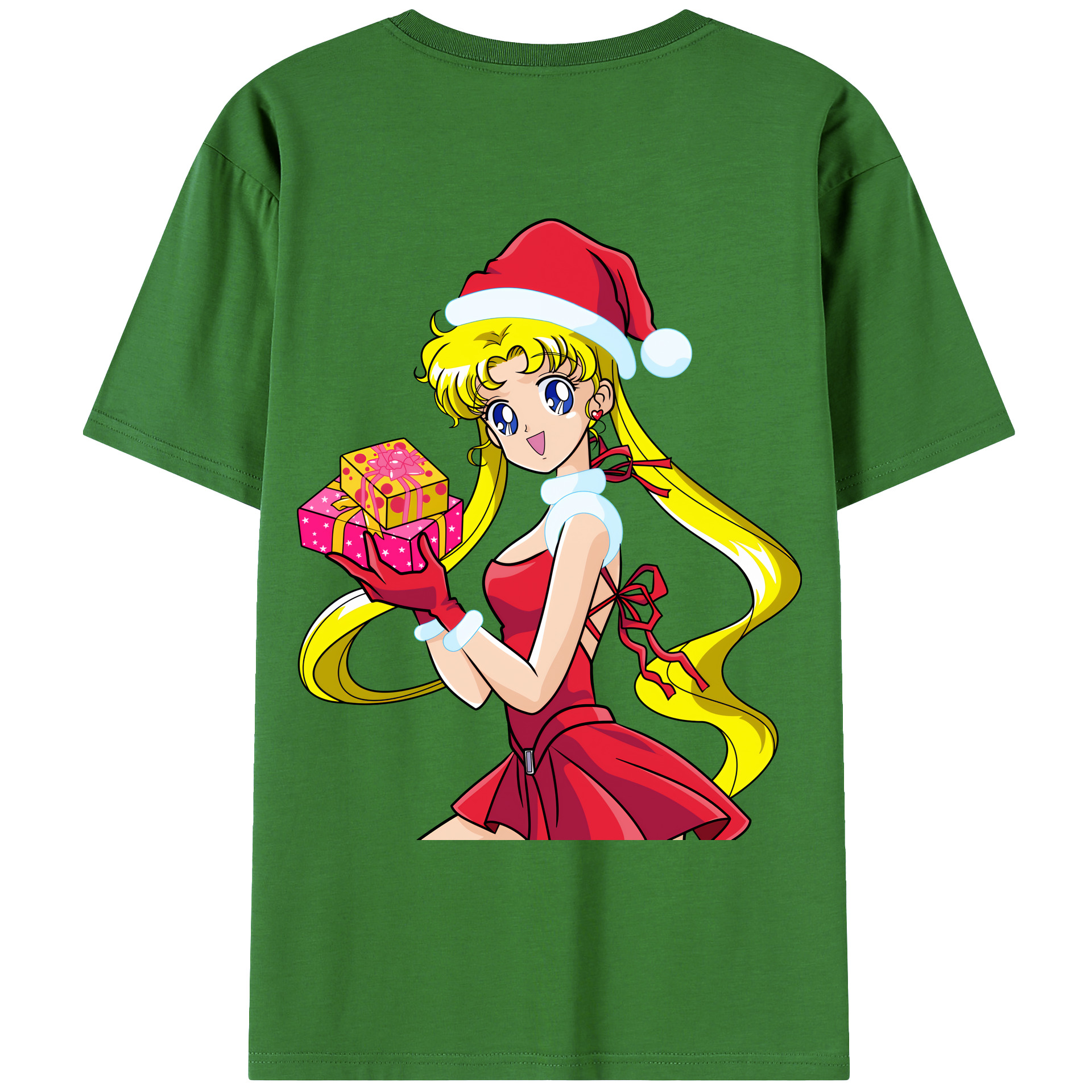 （画像用） 美少女戦士セーラームーン 月野 うさぎ つきの うさぎ Sailor Moon Tsukino Usagi レディース半袖Tシャツ(バックプリント)